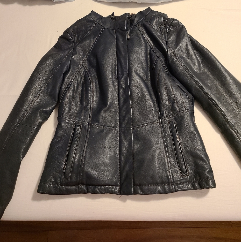 Danier leather jacket with warm lining